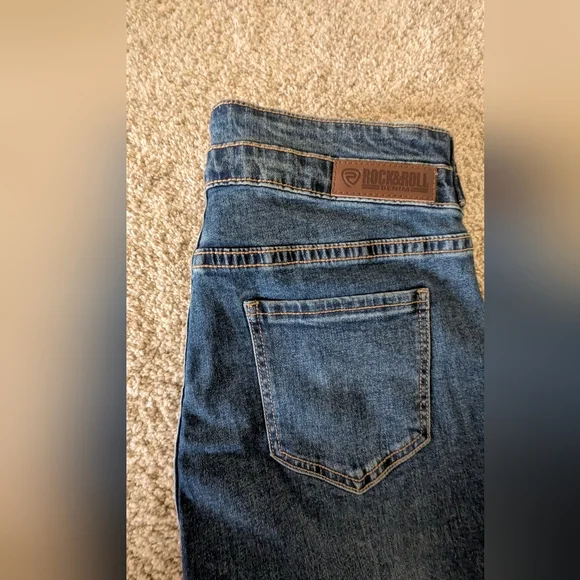 Rock & Roll Denim® Ladies Palazzo Flare Leg Jeans - Picture 8 of 11